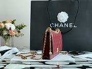 Chanel Woc Red Wine Size 21 cm - 6