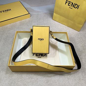 Fendi Pack Box Bag Yellow 88N337 Size 10.5 x 17 x 7 cm
