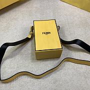 Fendi Pack Box Bag Yellow 88N337 Size 10.5 x 17 x 7 cm - 6