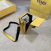 Fendi Pack Box Bag Yellow 88N337 Size 10.5 x 17 x 7 cm - 3