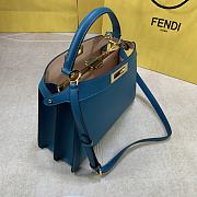 Fendi Peekaboo Iseeu Grow Grass Blue 88N325 Size 33 x 25 x 12 cm - 2