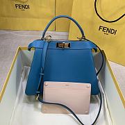 Fendi Peekaboo Iseeu Grow Grass Blue 88N325 Size 33 x 25 x 12 cm - 5