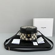 Celine Tambour Bag Black 60062 Size 17 x 12 x 17 cm - 1