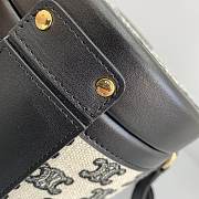 Celine Tambour Bag Black 60062 Size 17 x 12 x 17 cm - 2