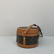 Celine Tambour Bag Brown 60062 Size 17 x 12 x 17 cm - 5