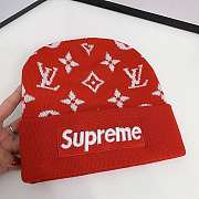 Louis Vuitton Hat Red/ Black - 3