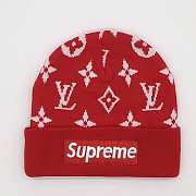 Louis Vuitton Hat Red/ Black - 4