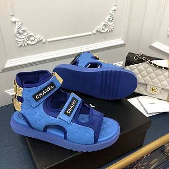 Chanel Sandal In Blue