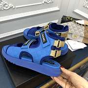 Chanel Sandal In Blue - 3