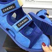 Chanel Sandal In Blue - 5