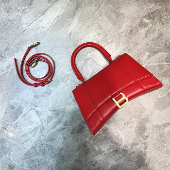 Balencia Hourglass Bag Red Size 23 x 10 x 14 cm