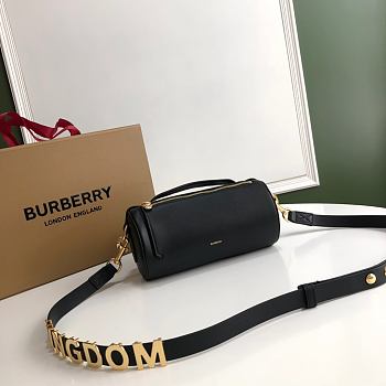 Burberry Cylindrical Mini Bag Black Size 21 x 11 x 11 cm