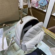 BVL Serpent Cabochon Backpack White Size 18 x 22 x 11 cm - 6