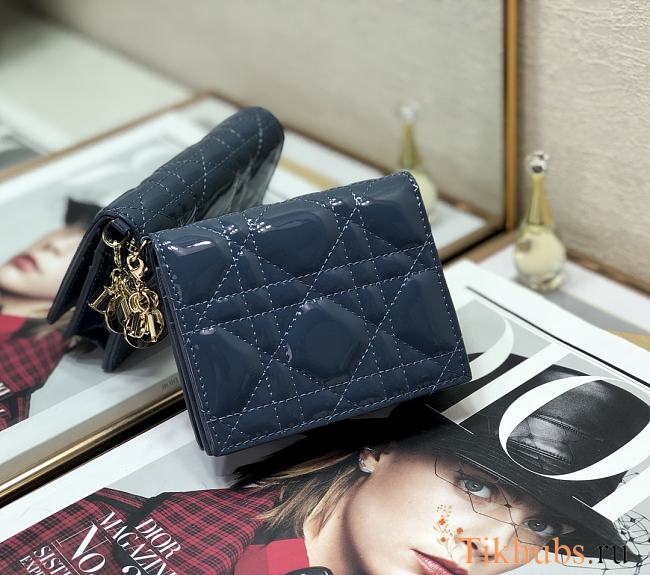 Dior Wallet Blue Size 11 x 9 cm - 1