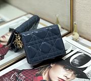 Dior Wallet Blue Size 11 x 9 cm - 1