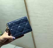 Dior Wallet Blue Size 11 x 9 cm - 6