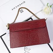 Givenchy Cowhide Crocodile Red Size 29 cm - 6