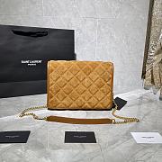 YSL Becky Diamond Quilted Lambskin Chain Bag 629246 Size 25 x 17 x 7 cm - 5