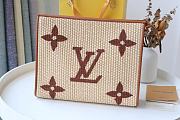 Louis Vuitton Pochette Voyage Monogram Raffia M80351 Size 25 x 20 x 5.5 cm - 3