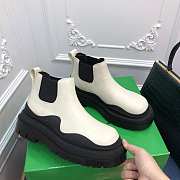 Bottega Veneta Short Boots in Black/ White - 1