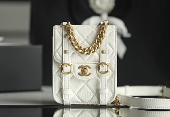Chanel Vertical Flap Bag Size 17 x 14 x 7 cm