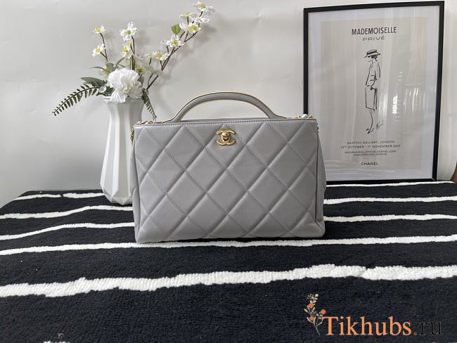 Chanel Handbag Bag Gray Size 30 x 12 x 28 cm - 1
