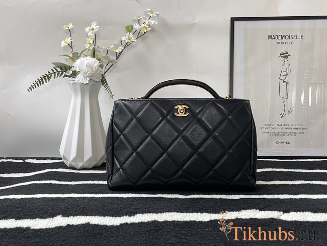 Chanel Handbag Bag Black Size 30 x 12 x 28 cm - 1