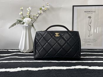 Chanel Handbag Bag Black Size 30 x 12 x 28 cm