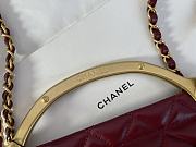 Chanel Mini Castle Series Hanger Bag Red 22 cm - 3