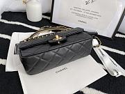 Chanel Mini Castle Series Hanger Bag Black 22 cm - 2