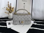 Chanel Mini Castle Series Hanger Bag Gray 22 cm - 1