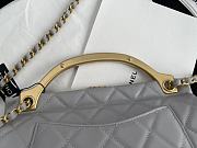 Chanel Mini Castle Series Hanger Bag Gray 22 cm - 2