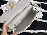 Chanel Mini Castle Series Hanger Bag Gray 22 cm - 6
