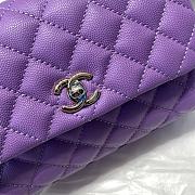 Chanel Coco Handle Purple 92993 Size 23 cm - 2