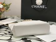 Chanel Tote Bag White 99056 Size 24 x 31 x 7 cm - 5