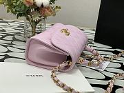 Chanel Handle Bag Pink Size 12.5 x 19.5 x 7.5 cm - 3