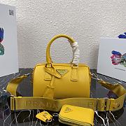 Prada Pillow Bag Yellow 1BB846 Size 20 x 11 x 11.5 cm - 1