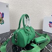 Prada Pillow Bag Green 1BB846 Size 20 x 11 x 11.5 cm - 3