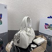 Prada Pillow Bag White 1BB846 Size 20 x 11 x 11.5 cm - 4