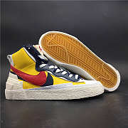 Trailblazers Neymar Sacai x Nike Blazer Mid white yellow red - 1