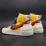 Trailblazers Neymar Sacai x Nike Blazer Mid white yellow red - 6