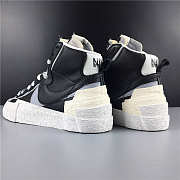 Sacai x Nike Blazer Mid series and Neymar x Nike Sho R4 black gray white - 4