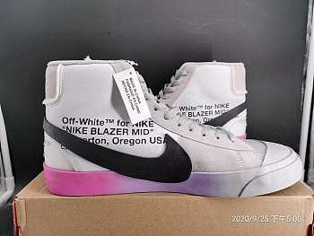 Nike Blazer Mid Off-White Wolf Grey Serena