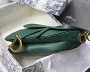 Dior Saddle Vintage Green M9001 Size 25.5 x 20 x 6.5 cm - 2