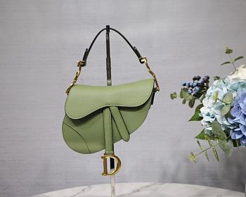 Dior Saddle Matcha Green S9001 Size 19.5 x 16 x 6.5 cm