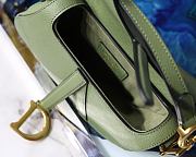 Dior Saddle Matcha Green S9001 Size 19.5 x 16 x 6.5 cm - 6