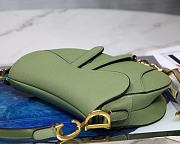 Dior Saddle Matcha Green S9001 Size 19.5 x 16 x 6.5 cm - 4