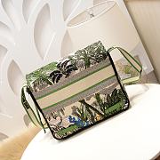 Dior Messenger Coconut Tree Pattern Bag Size 28.5 x 25 x 12 cm - 2