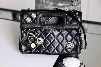 Chanel Handle Stamp Flap Bag 2020