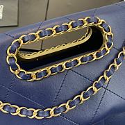 Chanel Flip-Top Chain Bag Blue AS1466 Size 26 x 17 x 6 cm - 2